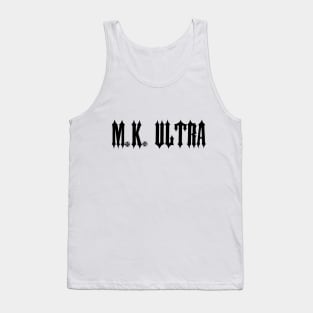 M. K. ULTRA Classic Logo BLACK Tank Top